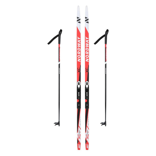 Лыжный комплект беговые NORDWAY XC Classic, 45-45-45мм, 140см, с креплением и палками [a21endxt004-r2]