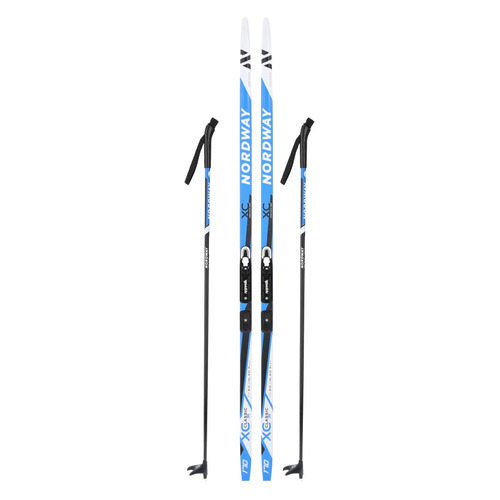 Лыжный комплект беговые NORDWAY XC Classic, 45-45-45мм, 160см, с креплением и палками [a21endxt004-z2]