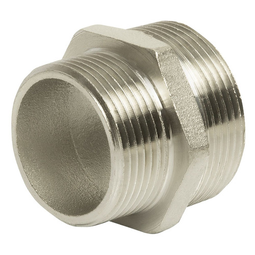 Ниппель переходной VRT 505346, резьба наружняя/наружняя 1 1/2'' x 1 1/4'', латунь