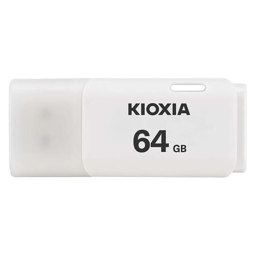 Флешка USB Toshiba Kioxia TransMemory U202 64ГБ, USB2.0, белый [lu202w064gg4]