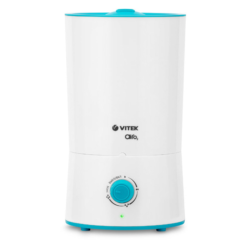 Увлажнитель воздуха ультразвуковой Vitek 1760-VT-03, 2.5л, белый/бирюзовый