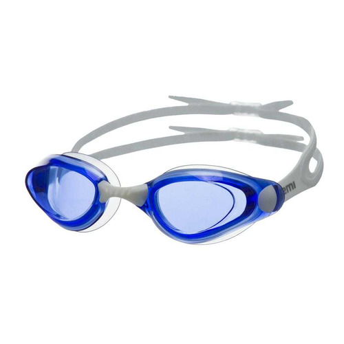 Очки для плавания Atemi B401 белый/синий