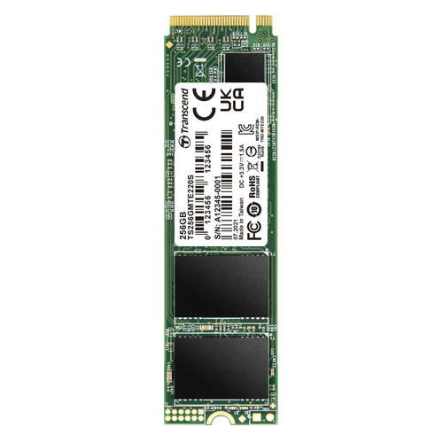 SSD накопитель Transcend TS256GMTE220S 256ГБ, M.2 2280, PCI-E x4, NVMe