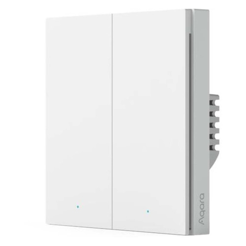 Умный выключатель двухклавишный AQARA Smart Wall Switch H1 EU [ws-euk04]