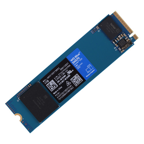 SSD накопитель WD Blue SN570 WDS100T3B0C 1ТБ, M.2 2280, PCI-E x4, NVMe