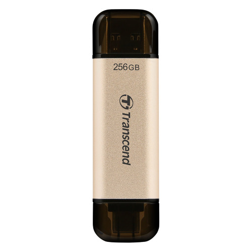 Флешка USB Transcend Jetflash 930С 256ГБ, USB3.0, золотистый и черный [ts256gjf930c]