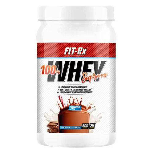 Протеин FIT-RX 100% Whey Supreme, порошок, 900гр, шоколадный шейк [01169]