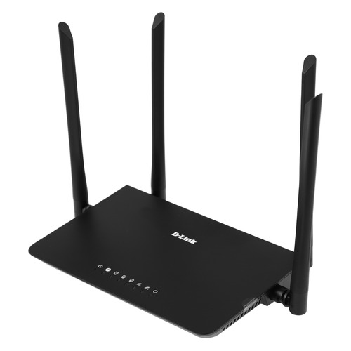 Wi-Fi роутер D-Link DIR-820/RU/A1A, AC1200, черный