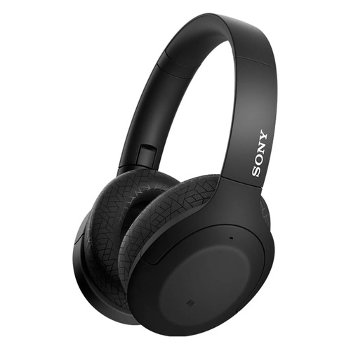 Гарнитура Sony WH-H910N, 3.5 мм/Bluetooth, накладные, черный [whh910nb.e]