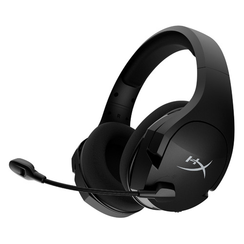 Гарнитура игровая HYPERX Cloud Stinger Core 7.1, для ПК и игровых консолей, мониторные, радио, черный [4p4f0aa]
