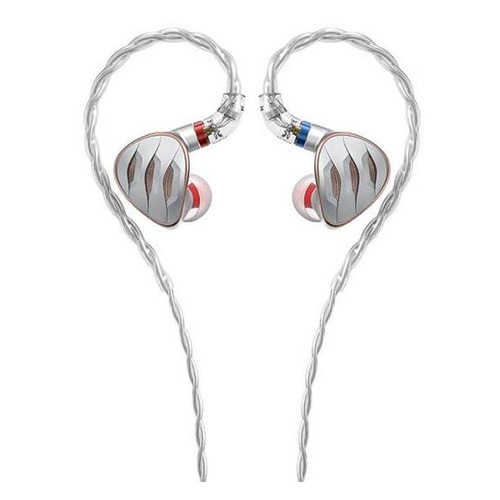 Наушники FIIO FH5S, 2.5 мм/3.5 мм/4.4 мм, вкладыши, серебристый/медный [80001622]