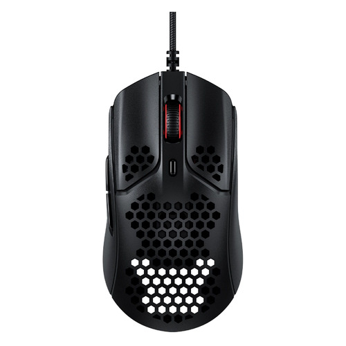 Мышь HYPERX Pulsefire Haste, игровая, оптическая, проводная, USB, черный [4p5p9aa]