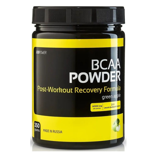 Комплекс BCAA XXI POWER powder, порошок, 350гр, Яблоко