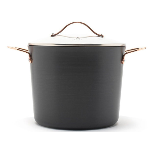 Кастрюля GIPFEL Novo Lux 2600, 6.5л, с крышкой, черный