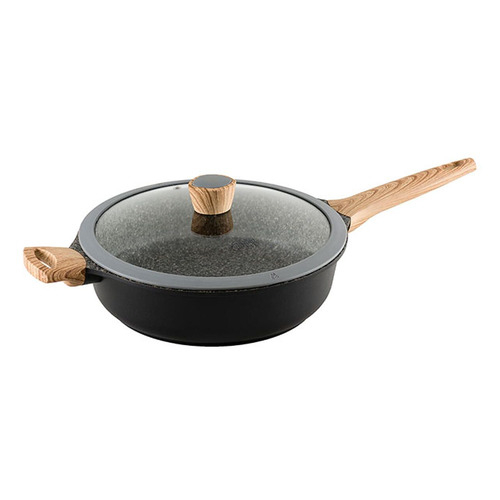 Кастрюля GIPFEL Oliver 574, 4.1л, с крышкой, черный