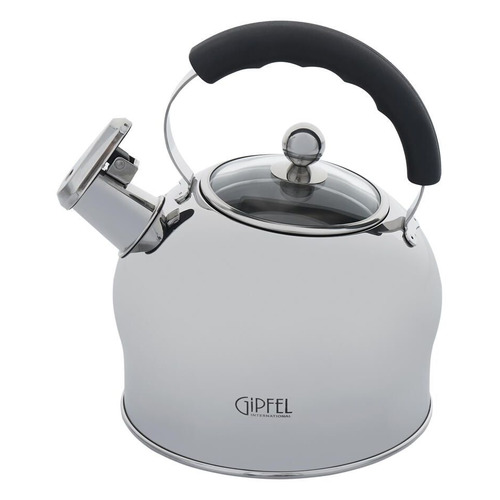 Металлический чайник GIPFEL Mattino 8605, 2.5л, черный