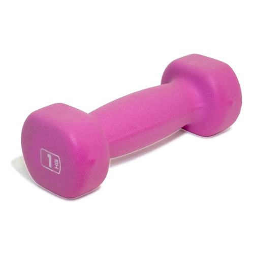 Гантель Original FitTools DB 1гант. 1кг винил. розовый (DB-1)