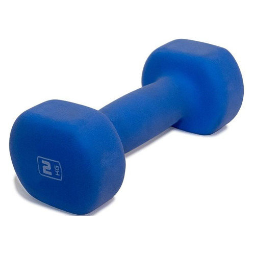 Гантель Original FitTools DB 1гант. 2кг винил. синий (DB-2)