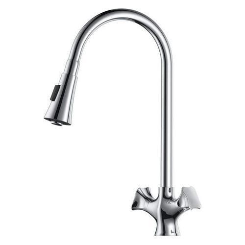 Смеситель для кухни (мойки) D&K Hessen.Grimm DA1382501, хром