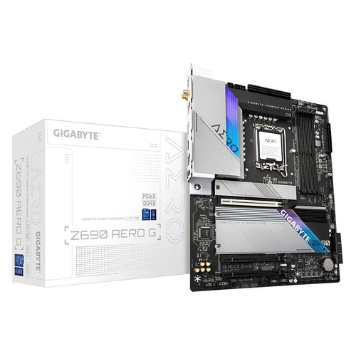 Материнская плата GIGABYTE Z690 AERO G, LGA 1700, Intel Z690, ATX, Ret