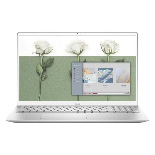 Ноутбук DELL Inspiron 5502, 15.6", Intel Core i7 1165G7 2.8ГГц, 8ГБ, 512ГБ SSD, NVIDIA GeForce MX330 - 2048 Мб, Windows 11 Home, 5502-1212, серебристый