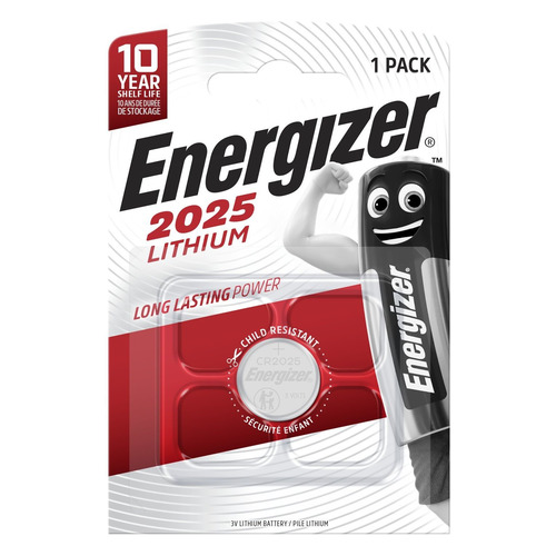 CR2025 Батарейка Energizer Lithium, 1 шт