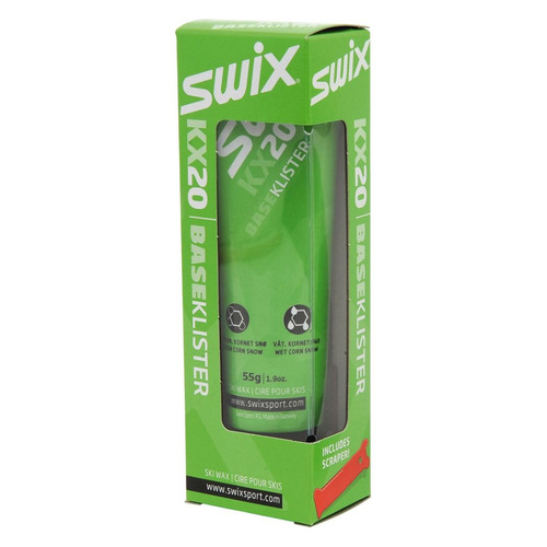 Мазь Swix KX20 Base Klister держан. для б.лыж темп.:всепогодный жидк. 55гр зеленый (KX20)