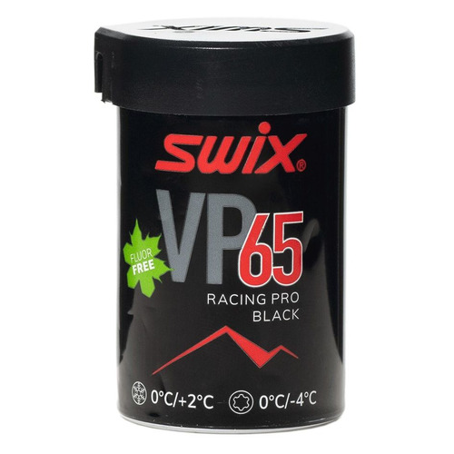 Мазь Swix VP65 Pro держан. для б.лыж темп.:+2/0 тверд. 43гр черный (VP65)