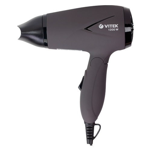Фен Vitek 1306-VT, дорожный, 1200Вт, черный