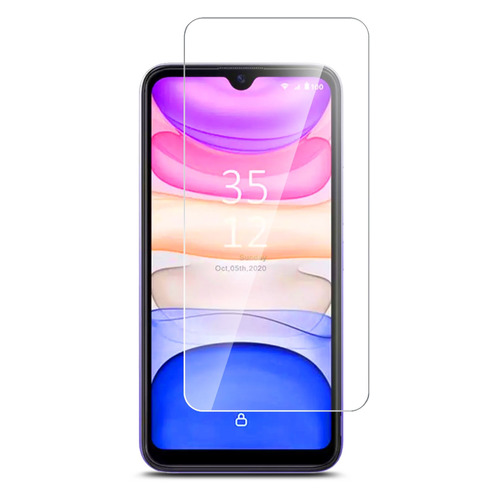 Защитное стекло для экрана BORASCO Hybrid Glass для ITEL A48 антиблик, 69 х 148 мм, 2.5D, 1 шт, прозрачный [40204]