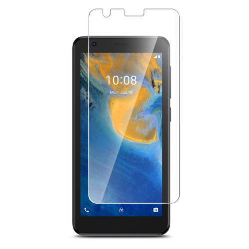 Защитное стекло для экрана BORASCO Hybrid Glass для ZTE Blade L9 антиблик, 60 х 130 мм, 2.5D, 1 шт, прозрачный [70012]