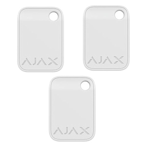 Брелок доступа AJAX Tag, белый, 3 шт. [00-00188424]