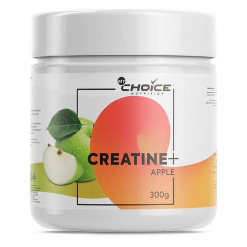 Креатин MYCHOICE NUTRITION Creatine+, порошок, 300гр, Яблоко