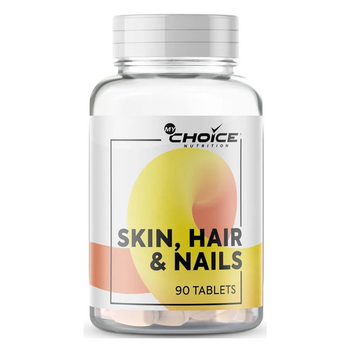 Витаминный комплекс MYCHOICE NUTRITION Skin Hair Nails, таблетки, 90шт, без вкуса