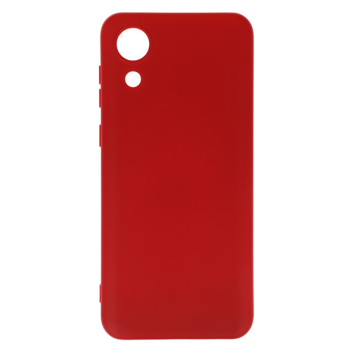Чехол (клип-кейс) BORASCO Microfiber Case, для Samsung Galaxy A03 Core, красный [40945]