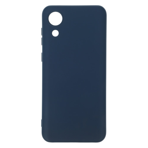 Чехол (клип-кейс) BORASCO Microfiber Case, для Samsung Galaxy A03 Core, синий [40946]