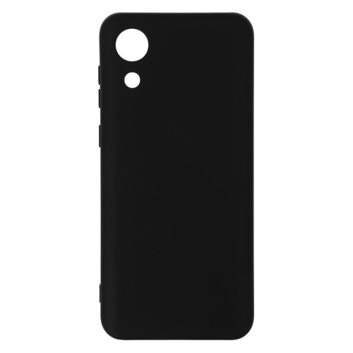 Чехол (клип-кейс) BORASCO Microfiber Case, для Samsung Galaxy A03 Core, черный [40947]