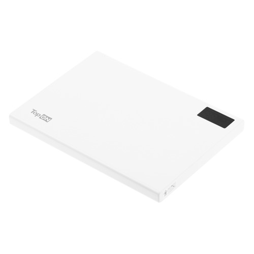 Внешний аккумулятор (Power Bank) TOPON TOP-MAX2/W, 30000мAч, белый [102468]