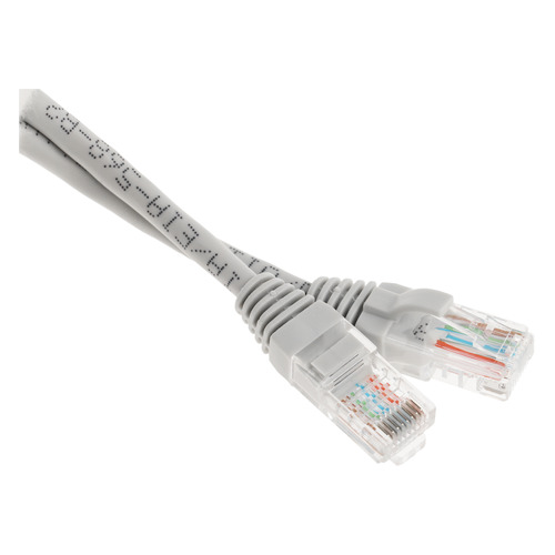 Патч-корд 5-970 0.5 литой (molded), UTP, cat.5E, 0.5м, 4 пары, CCA, 1 шт, серый