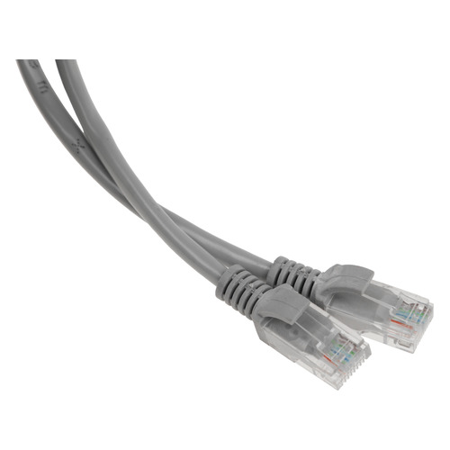Патч-корд 5-970 20.0 литой (molded), UTP, cat.5E, 20м, 4 пары, CCA, 1 шт, серый
