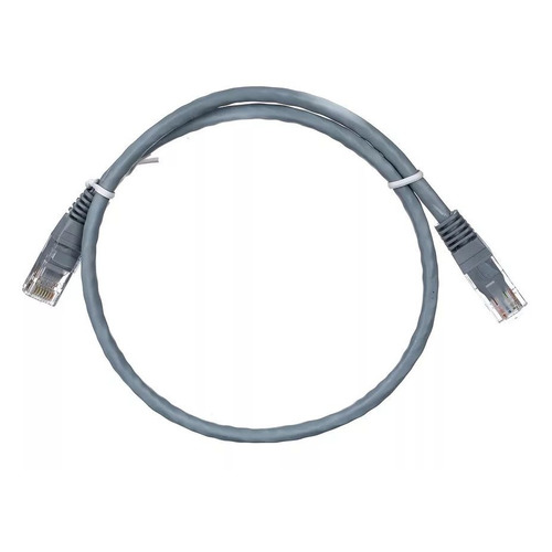 Патч-корд NA102-UTP-C6-0.5M литой (molded), UTP, cat.6, 0.5м, 4 пары, CCA, 1 шт, серый