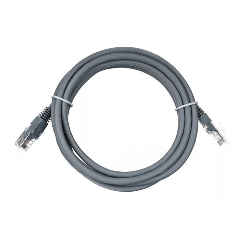 Патч-корд NA102-UTP-C6-3M литой (molded), UTP, cat.6, 3м, 4 пары, CCA, 1 шт, серый