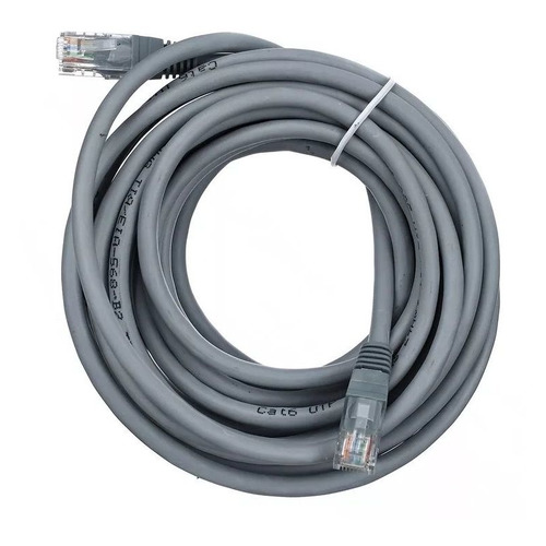 Патч-корд NA102-UTP-C6-5M литой (molded), UTP, cat.6, 5м, 4 пары, CCA, 1 шт, серый