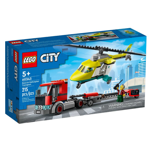 Конструктор Lego City Грузовик для спасательного вертолета, 60343