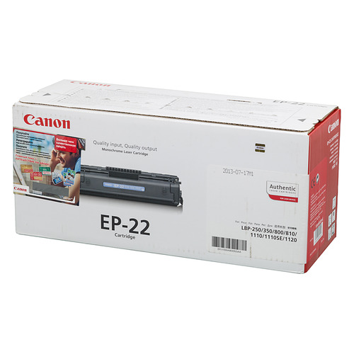 Картридж Canon EP-22, черный / 1550A003