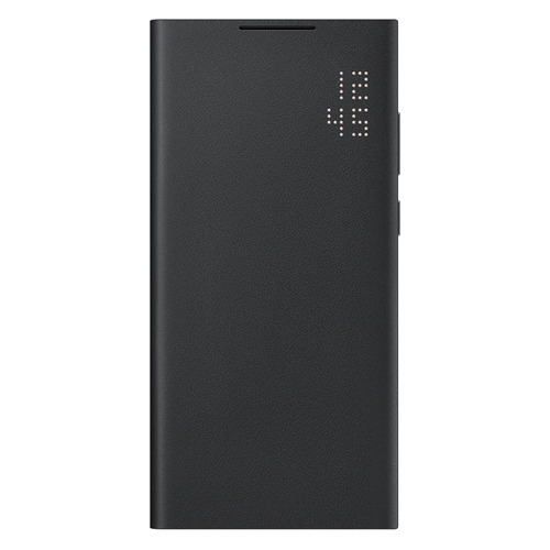 Чехол (флип-кейс) Samsung Smart LED View Cover, для Samsung Galaxy S22 Ultra, черный [ef-ns908pbegru]