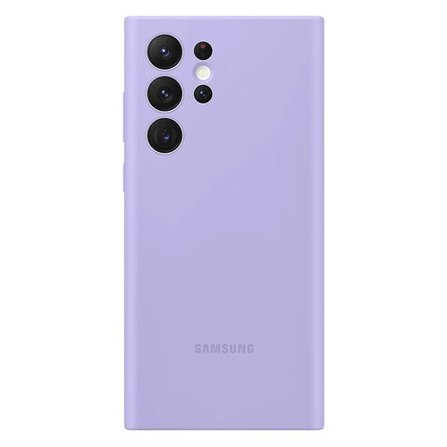 Чехол (клип-кейс) Samsung Silicone Cover, для Samsung Galaxy S22 Ultra, лаванда [ef-ps908tvegru]