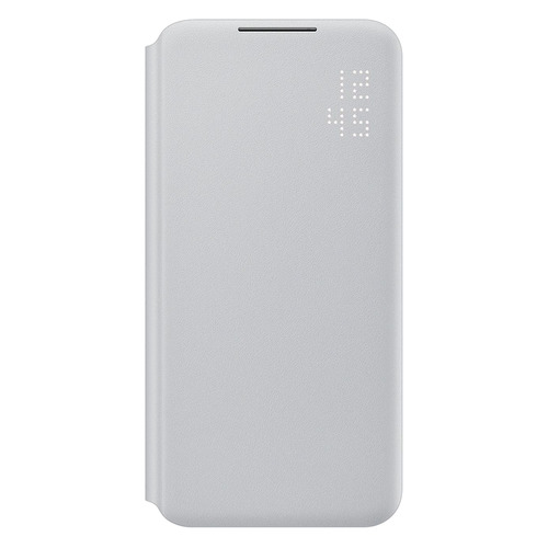 Чехол (флип-кейс) Samsung Smart LED View Cover, для Samsung Galaxy S22+, светло-серый [ef-ns906pjegru]