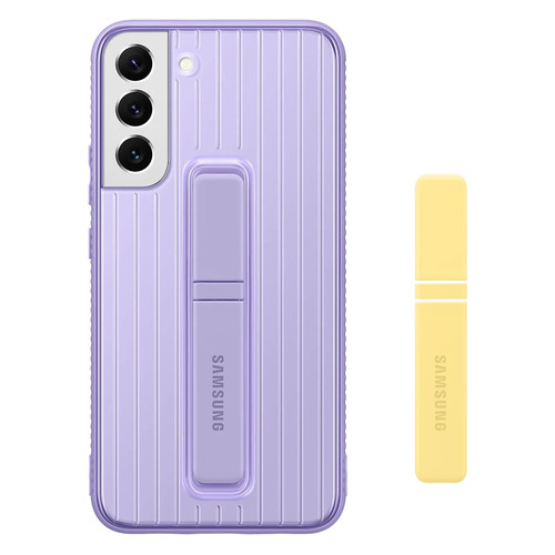 Чехол (клип-кейс) Samsung Protective Standing Cover, для Samsung Galaxy S22+, фиолетовый [ef-rs906cvegru]