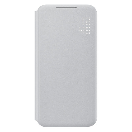 Чехол (флип-кейс) Samsung Smart LED View Cover, для Samsung Galaxy S22, светло-серый [ef-ns901pjegru]